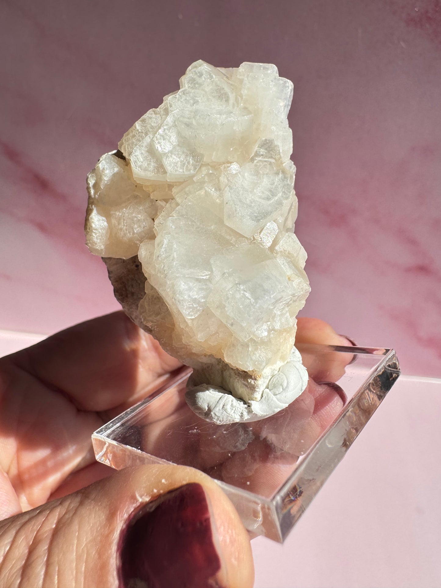 Apophyllite with Stilbite Cluster - Item D