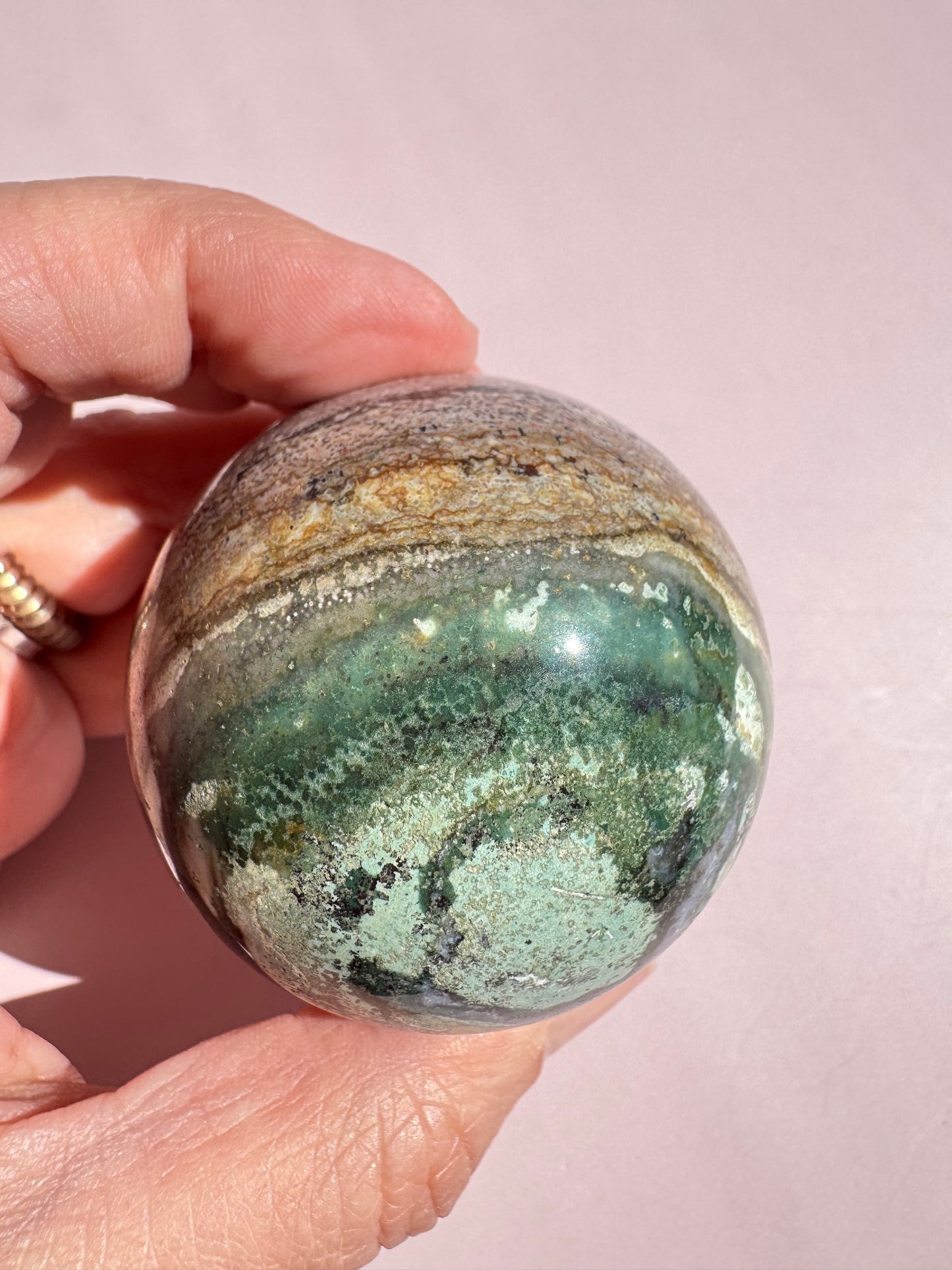 Unicorn Jasper Sphere - from India (Item B)
