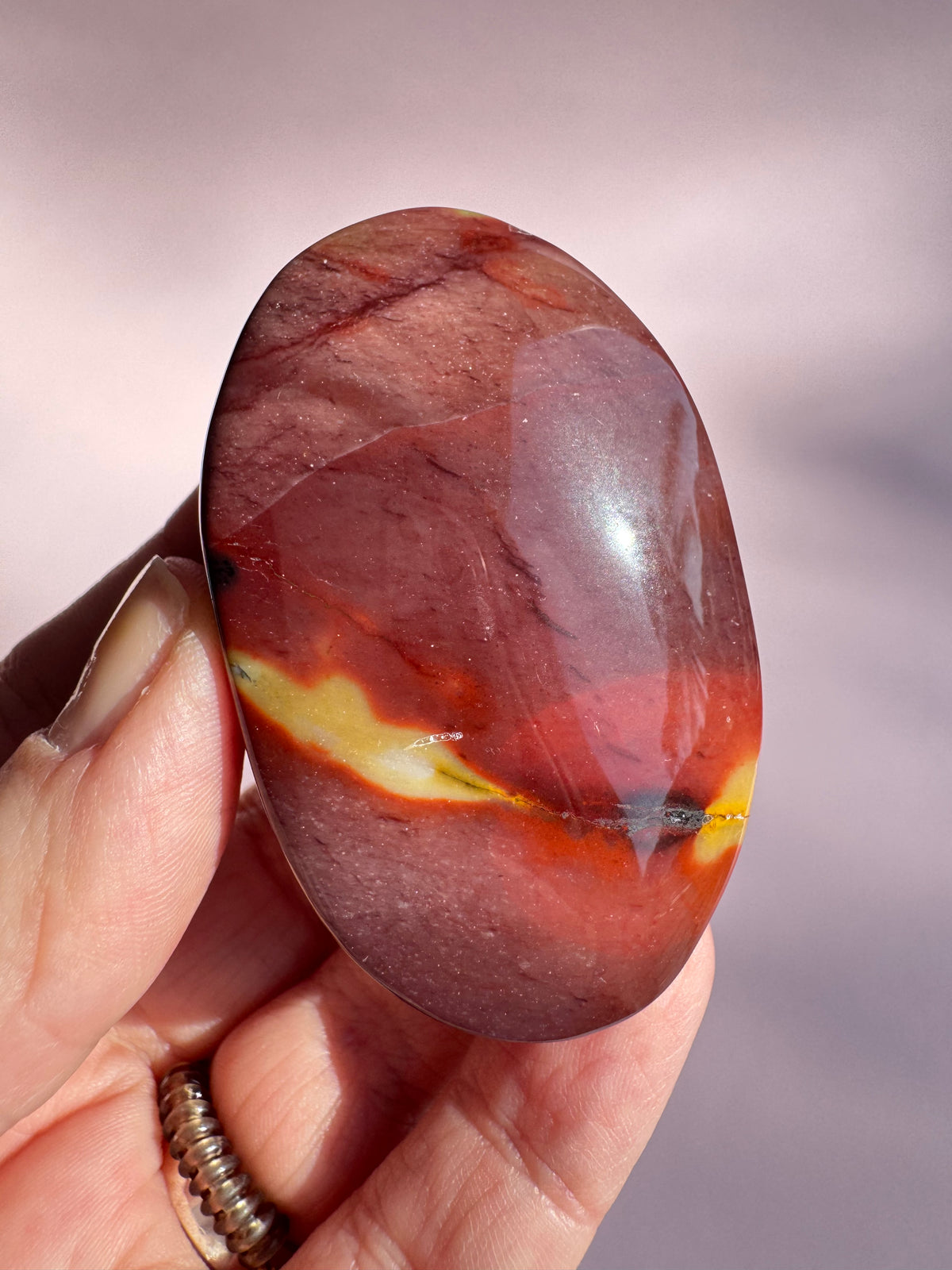 Mookaite Palm Stone - Item N