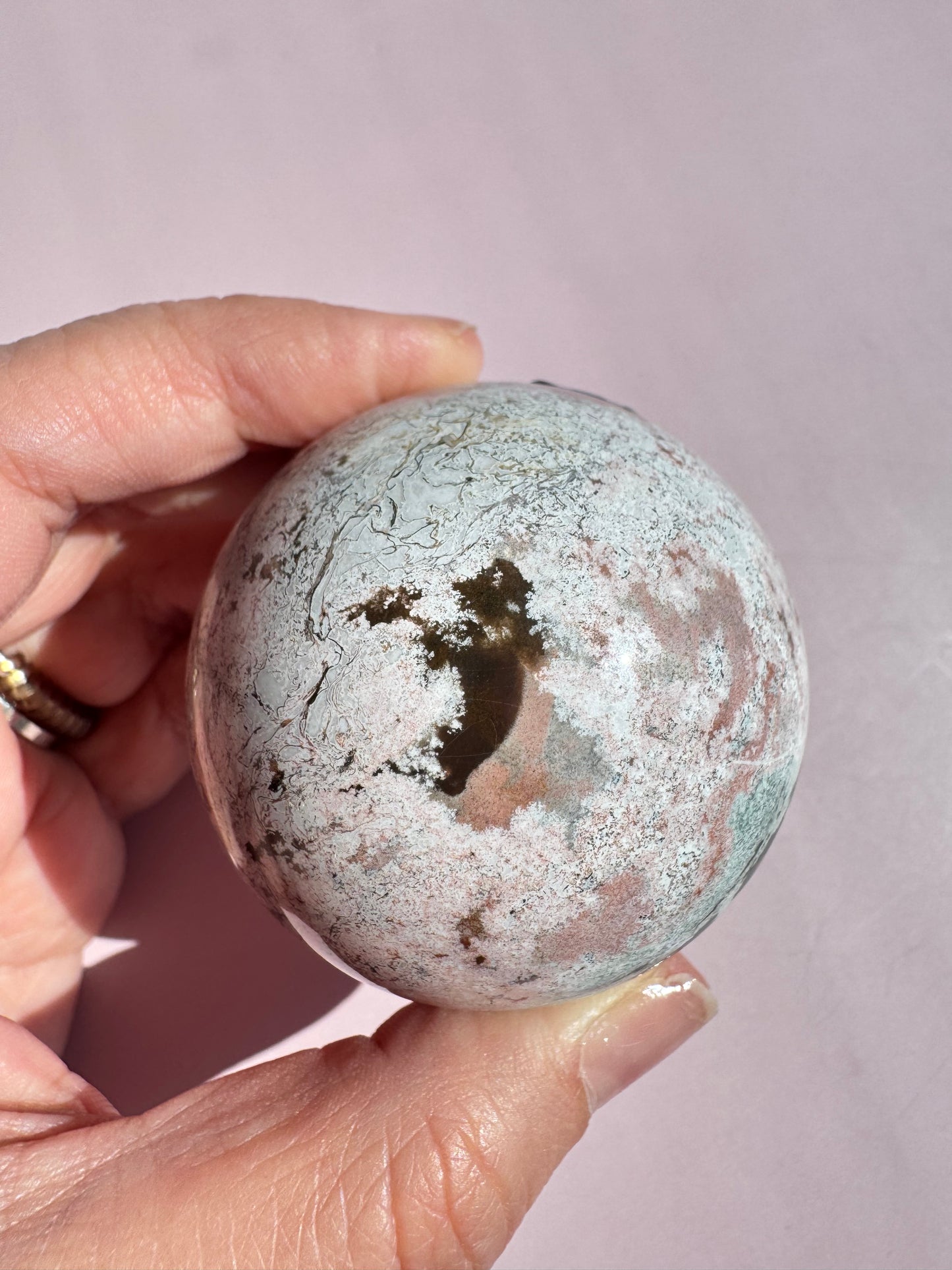 Unicorn Jasper Sphere - from India (Item A)