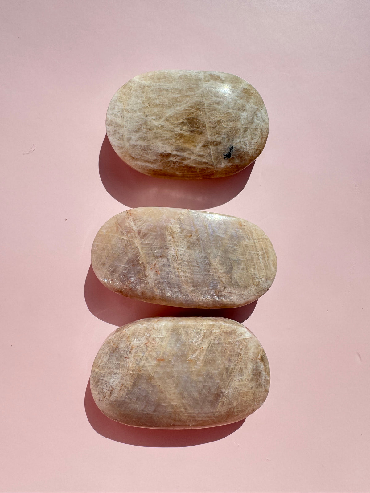 Moonstone Palm Stone