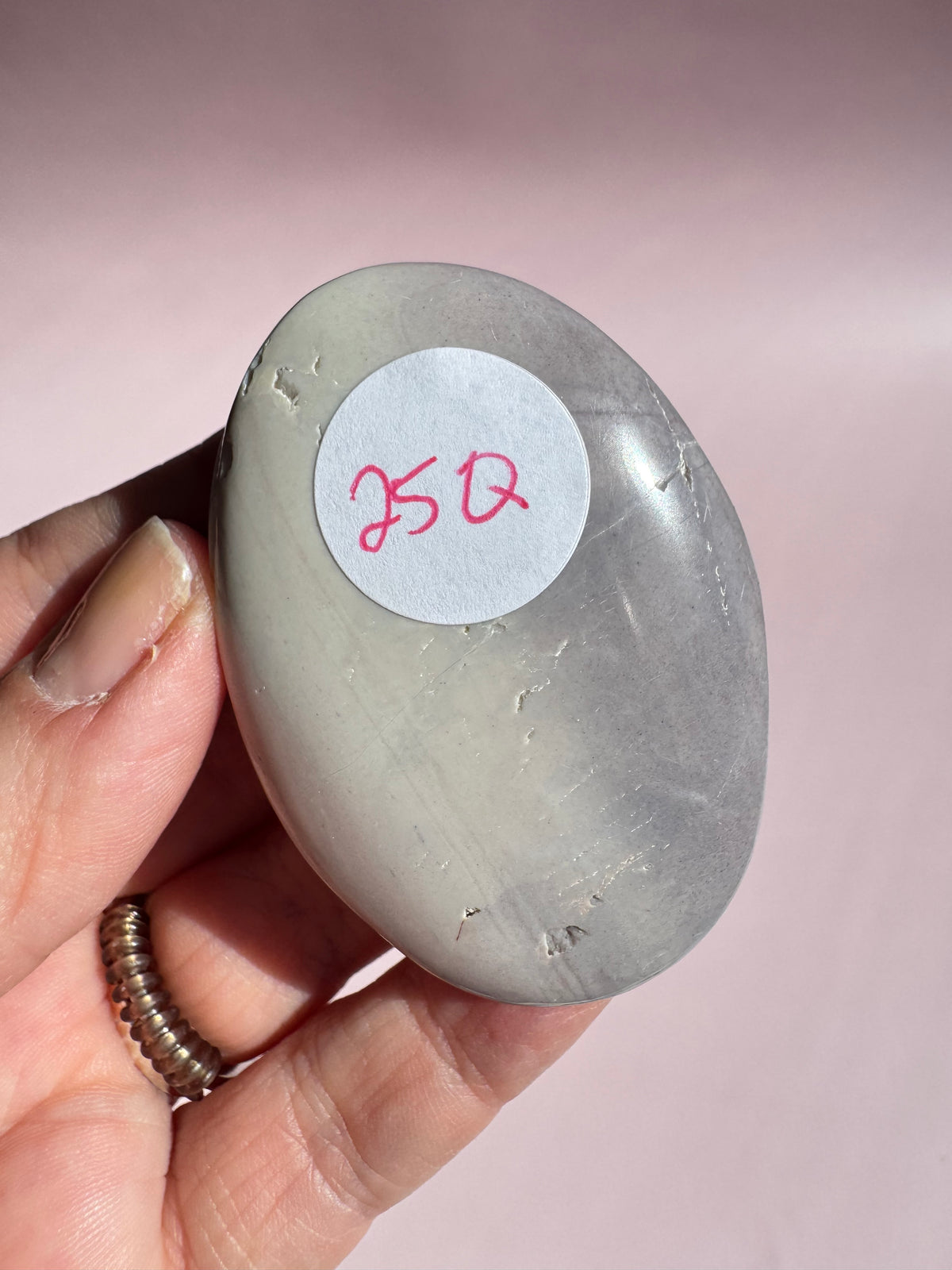 Hyacinth Jasper Palm Stone from Utah - ITEM Q