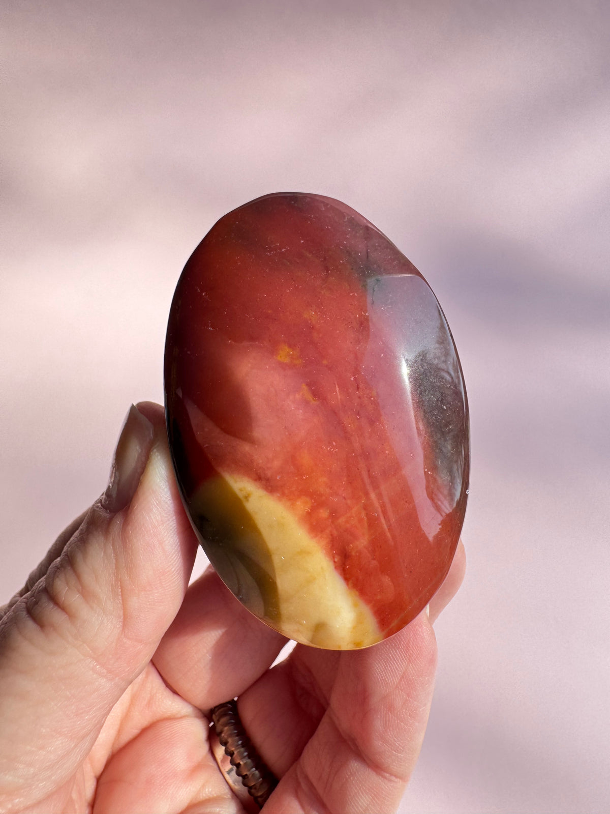 Mookaite Palm Stone - Item P