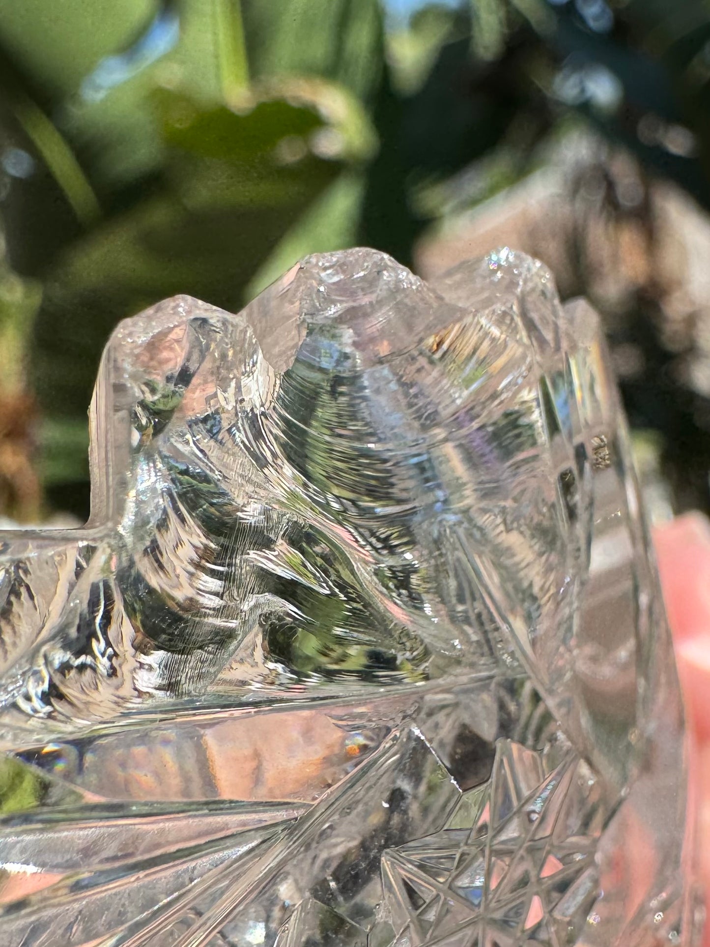 Cut Crystal Rectangle Bowl  - Imperfect