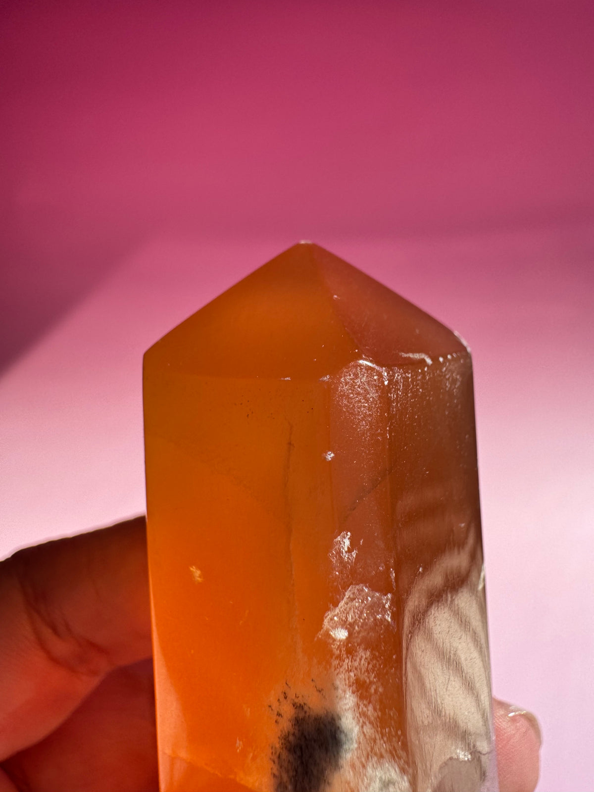 Honey Calcite Tower - ITEM A