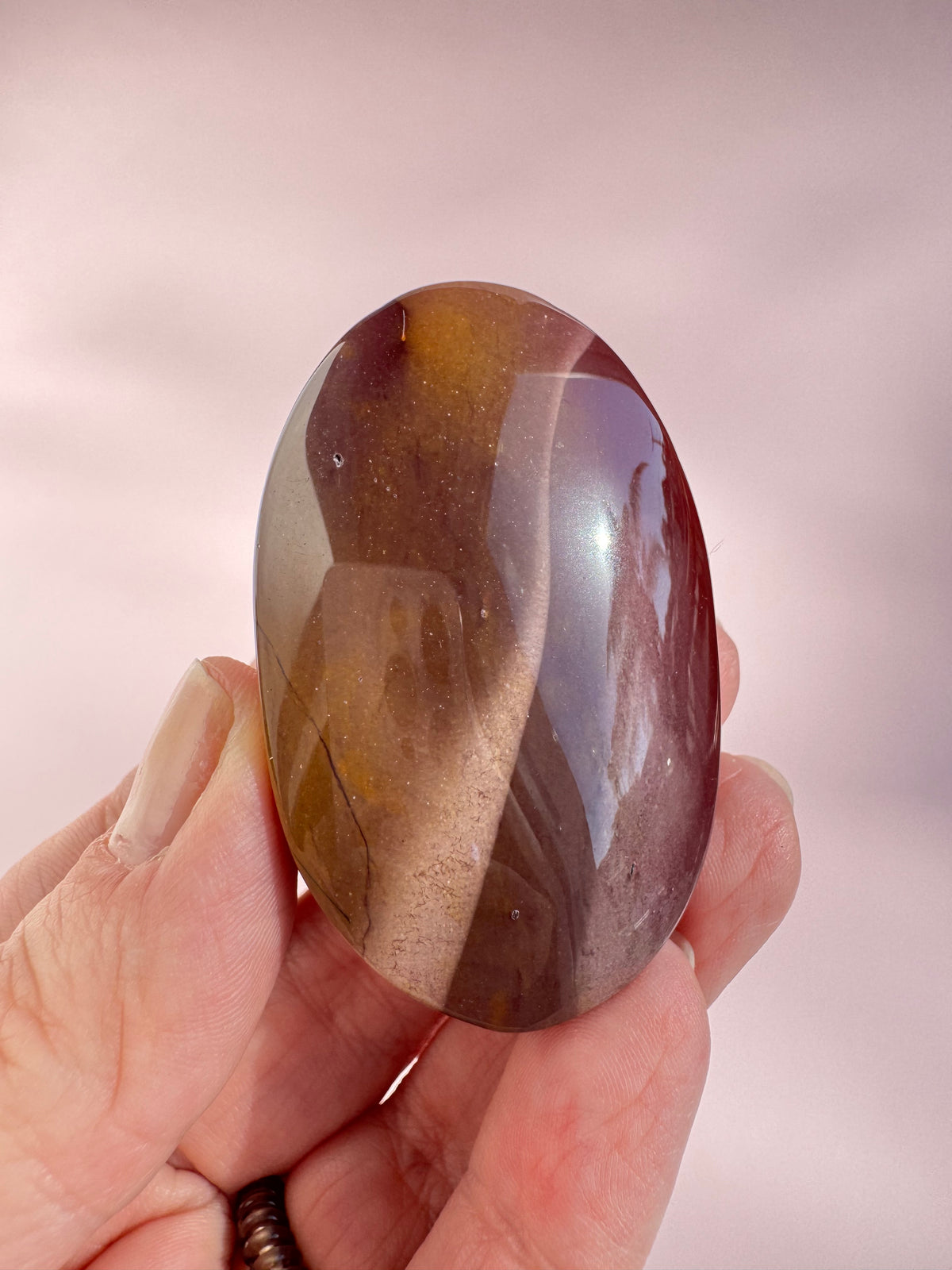 Mookaite Palm Stone - Item D