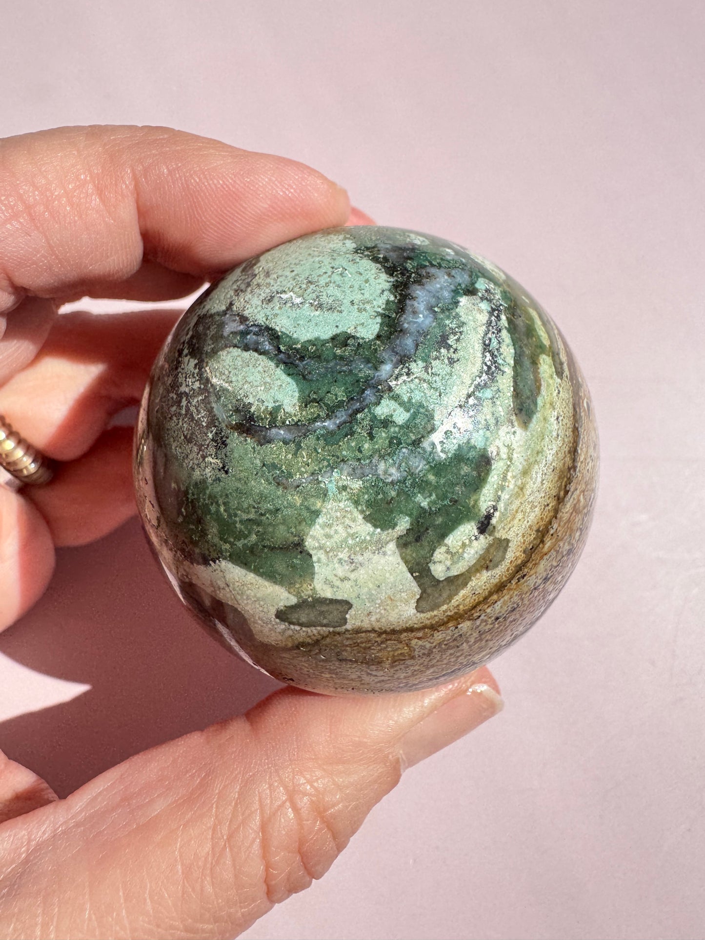 Unicorn Jasper Sphere - from India (Item B)