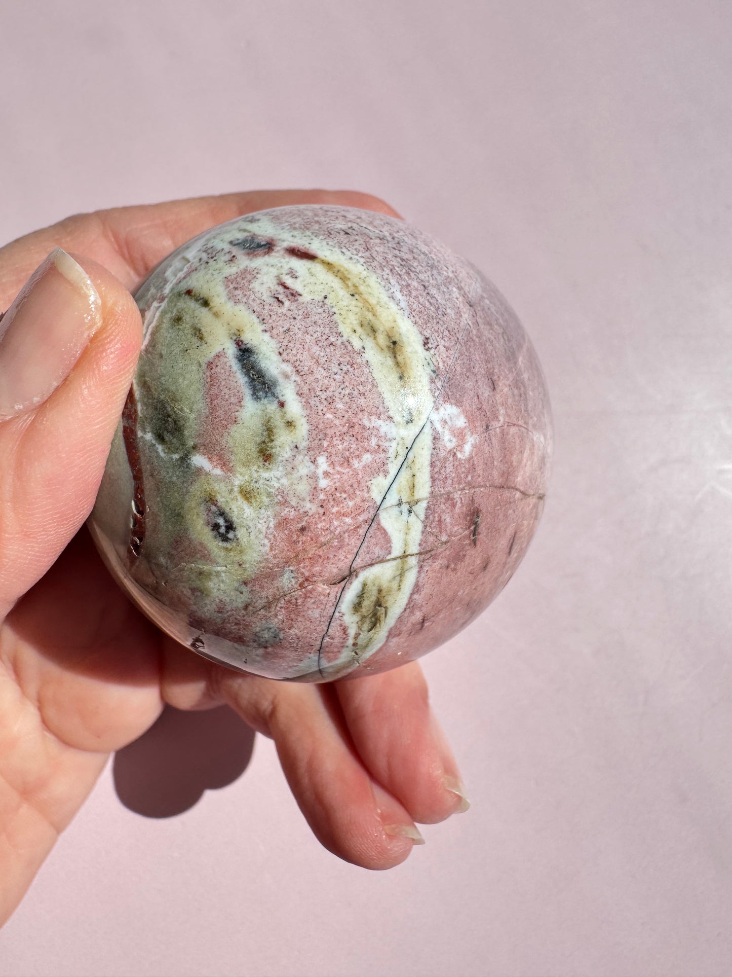 Unicorn Jasper Sphere - from India (Item F)