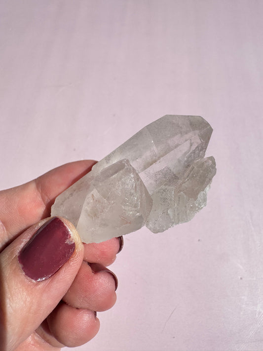 Pink Quartz Cluster - Item J