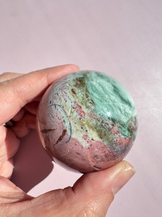 Unicorn Jasper Sphere - from India (Item F)