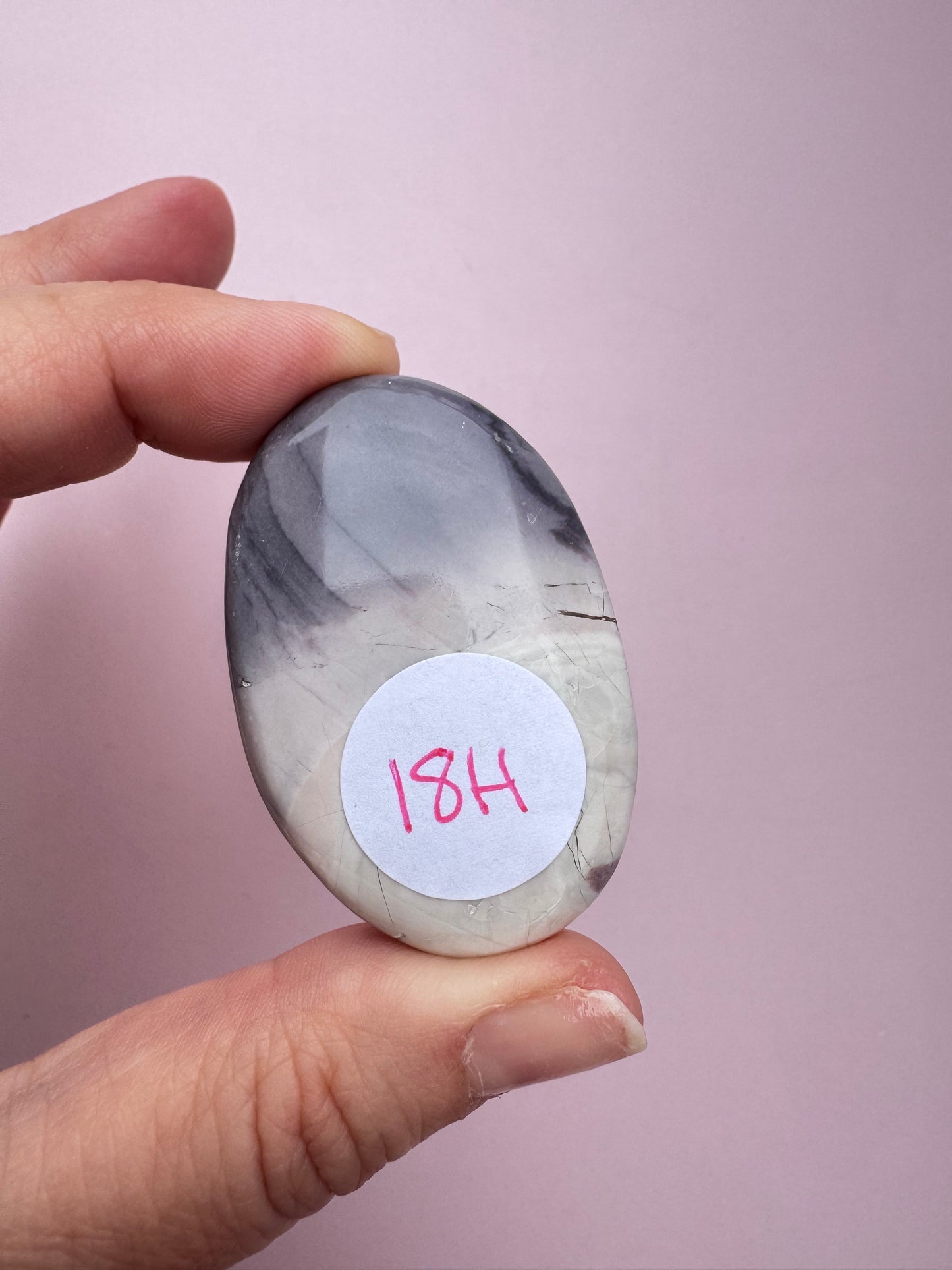 Hyacinth Jasper Palm Stone from Utah - ITEM H
