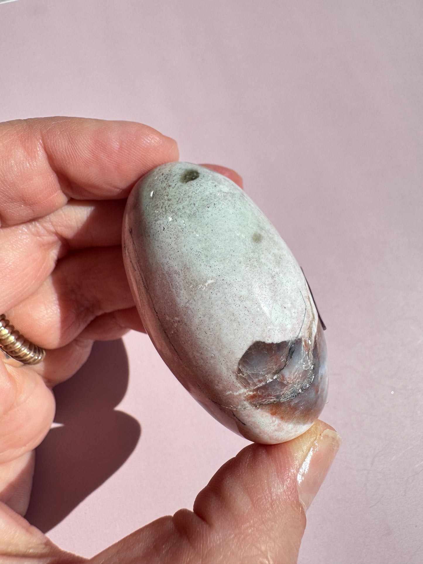 Unicorn Jasper Lingam - from India (Item P)