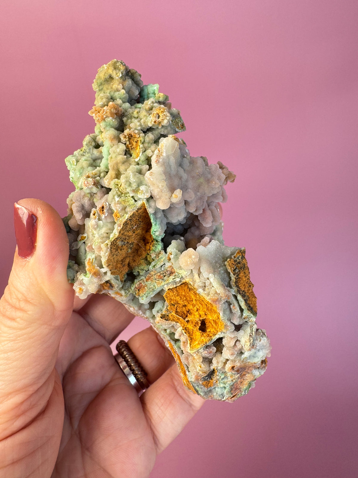 "Caramel Apple" Smithsonite Raw Specimen - Item G