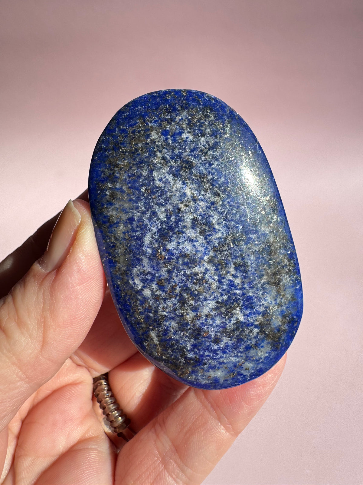Lapis Lazuli Palm Stone - Item A