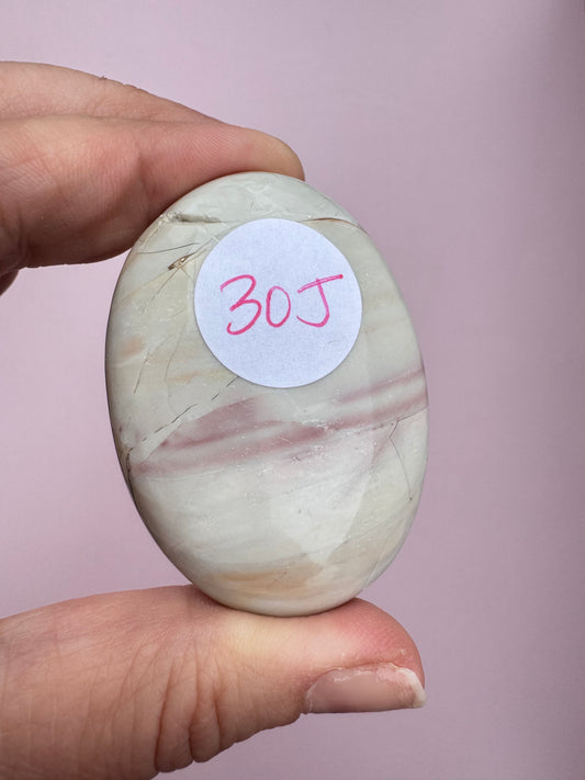 Hyacinth Jasper Palm Stone from Utah - ITEM J