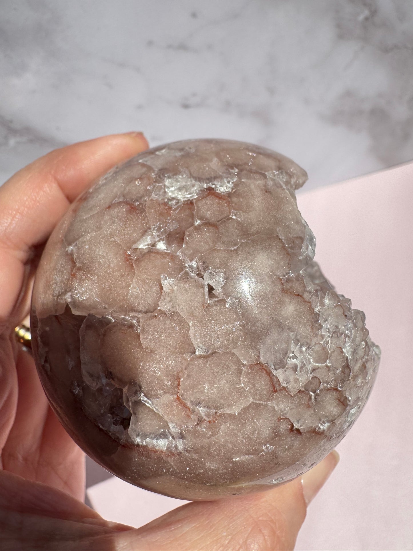 Pink Amethyst Sphere