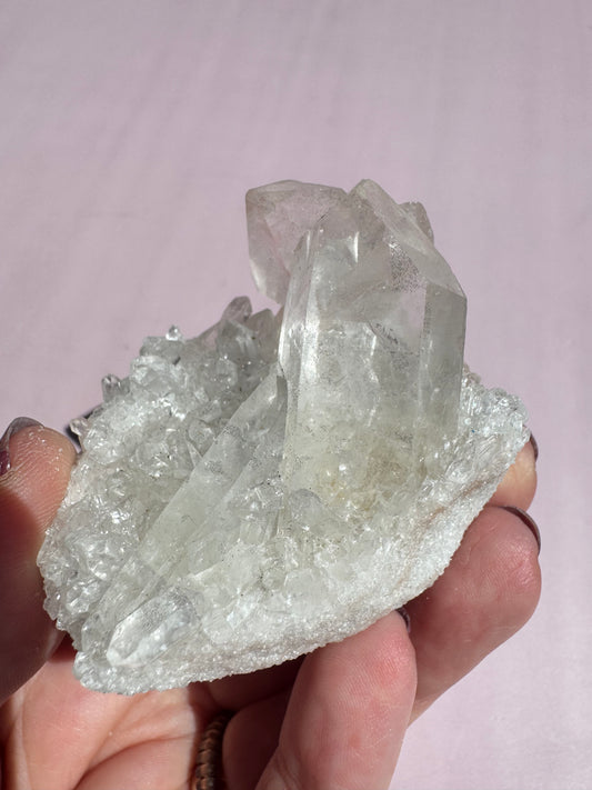 Pink Quartz Cluster - Item I