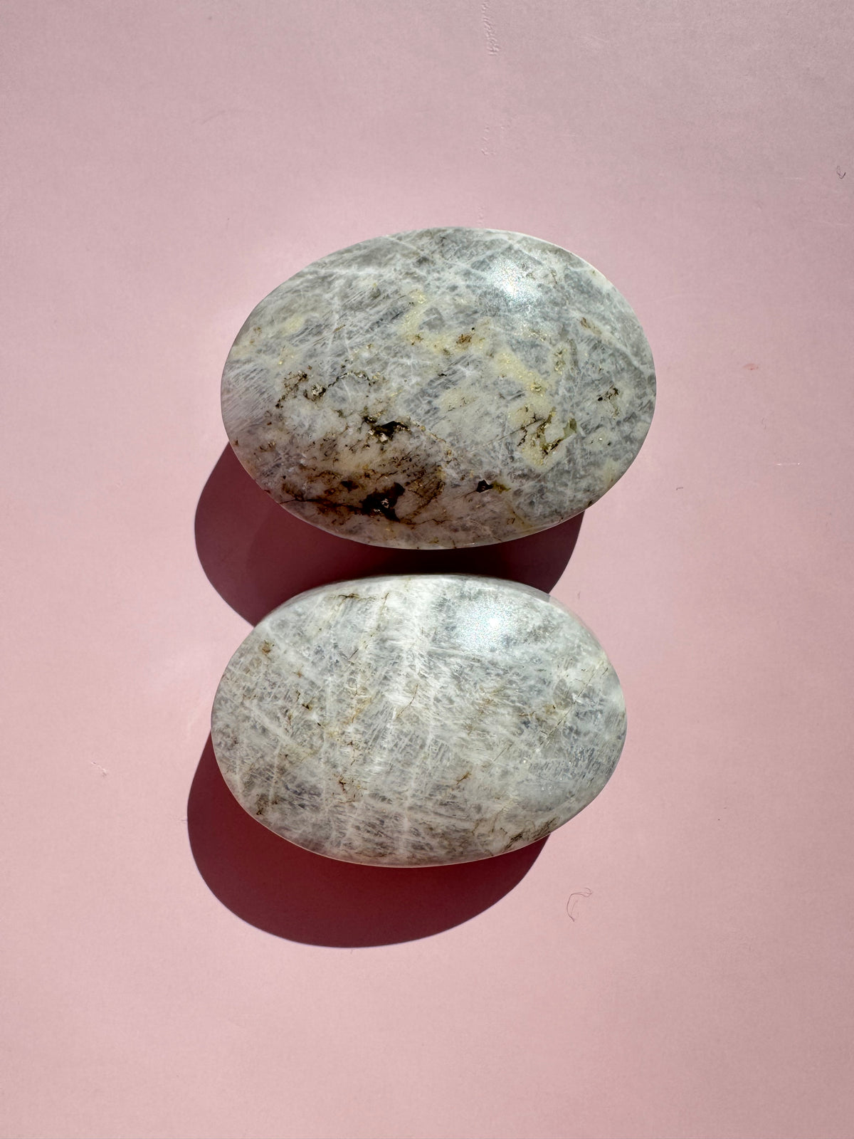 Rainbow Moonstone Mini Palm Stone