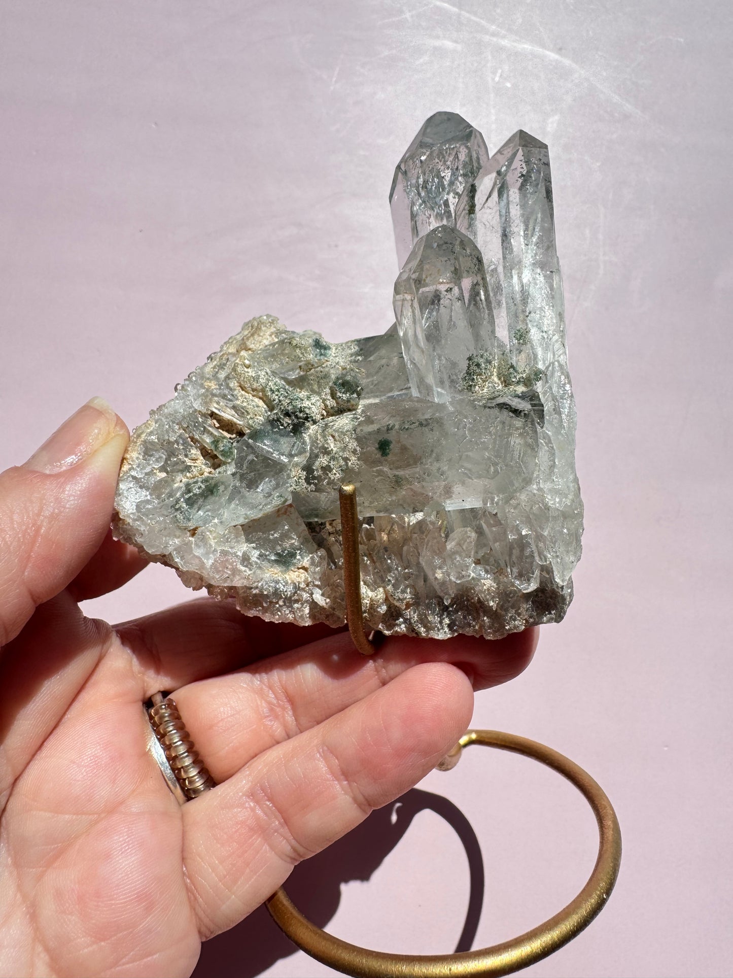 Garden Quartz Raw Cluster from Brazil