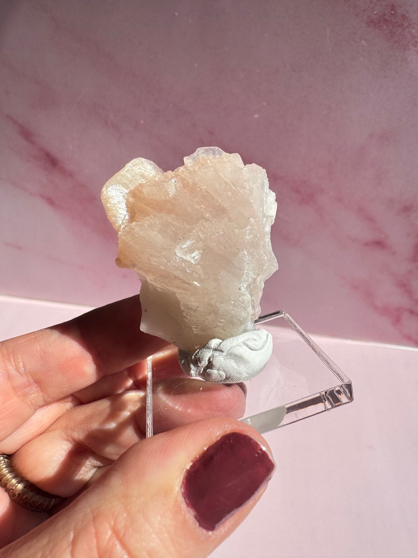 Apophyllite with Stilbite Cluster - Item A