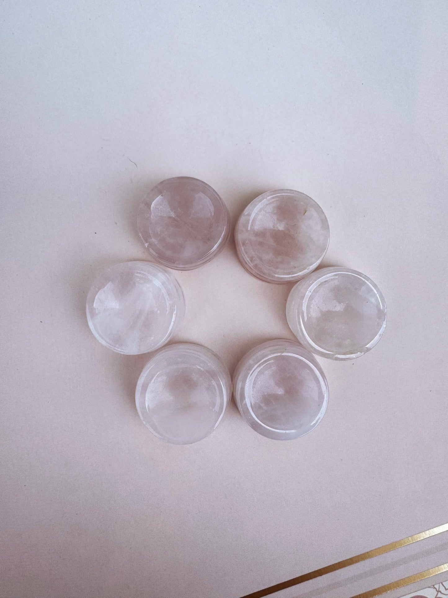 Rose Quartz Sphere Stand for Crystal Spheres *SPHERE NOT INCLUDED*
