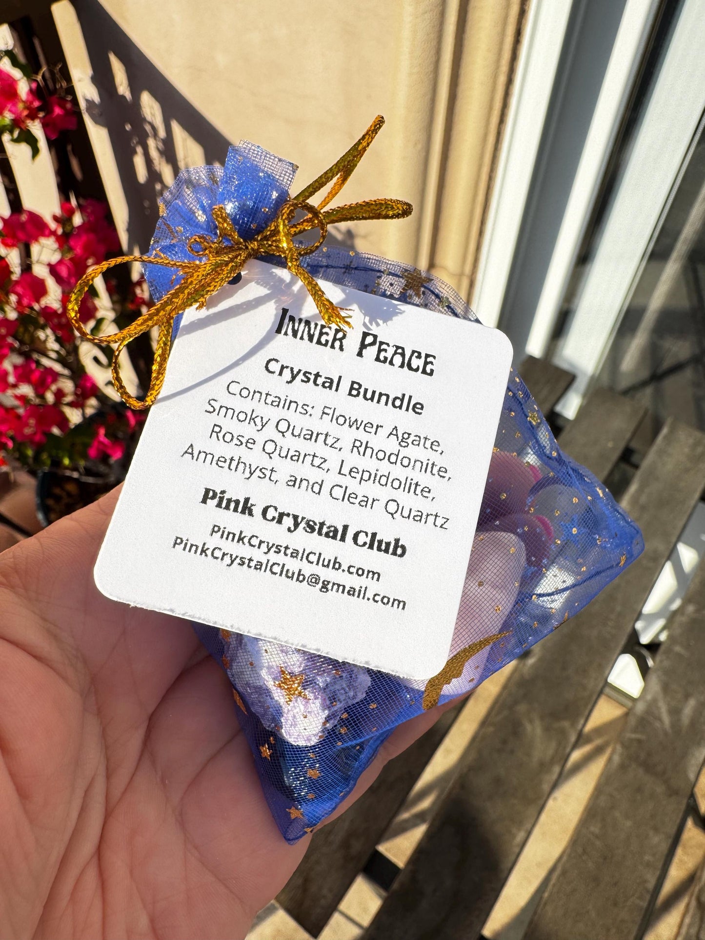 INNER PEACE Crystal Bundle - Crystal Set to Help with Emotional Healing and Balance - Crystal Gifts