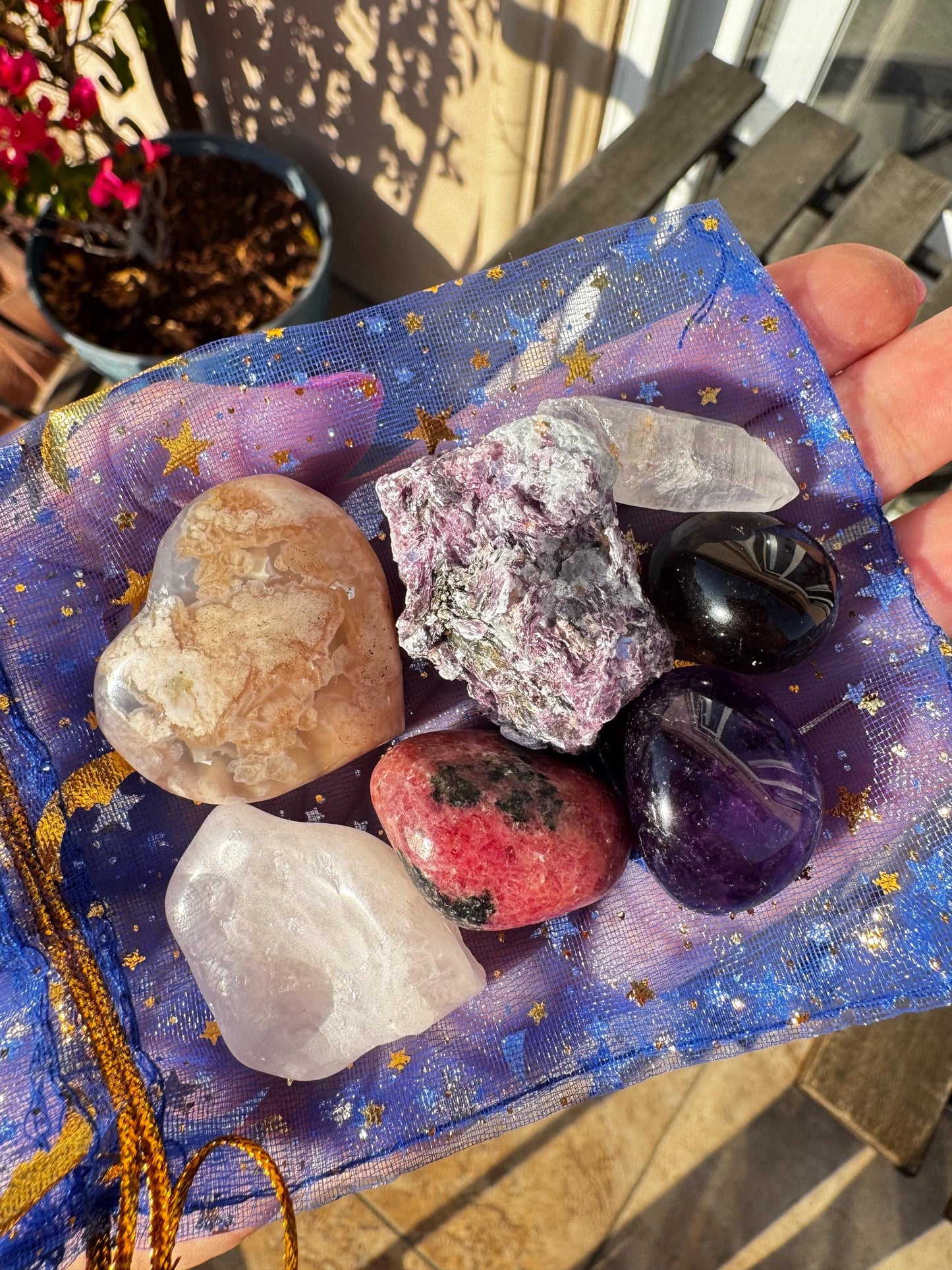 INNER PEACE Crystal Bundle - Crystal Set to Help with Emotional Healing and Balance - Crystal Gifts