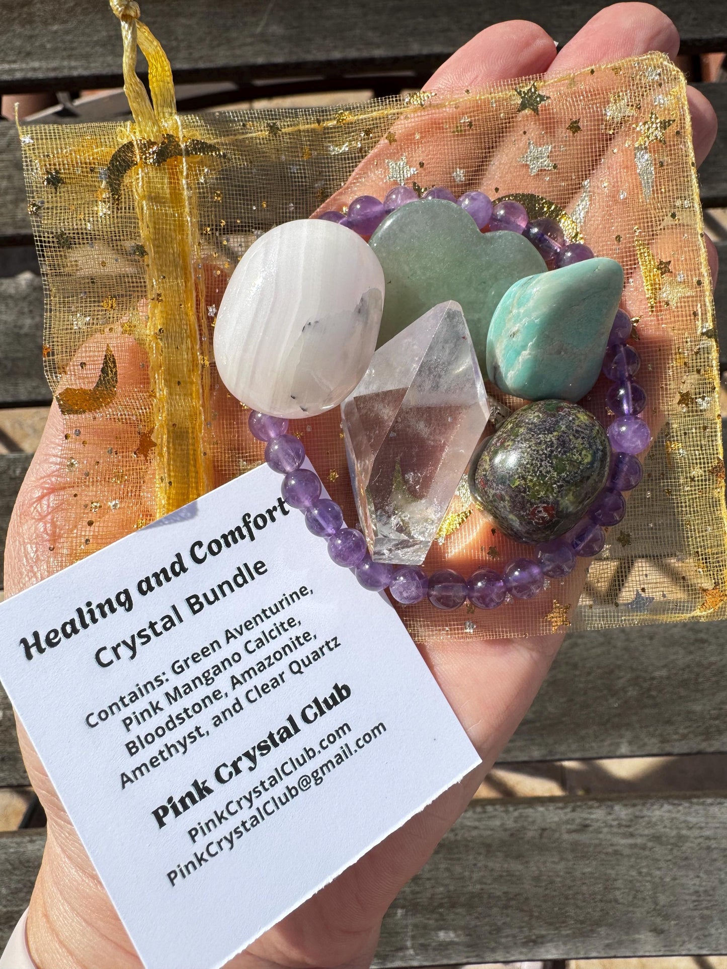 Healing and Comfort Crystal Bundle - Crystal Gifts