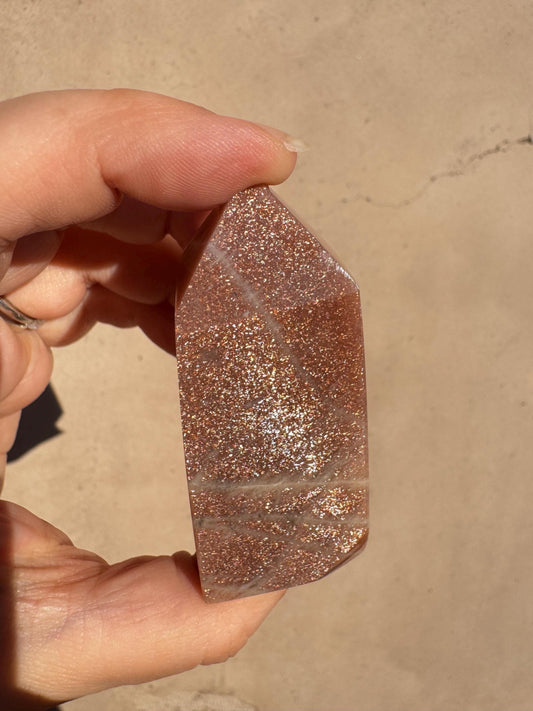 Sunstone Tower - High Quality Polished Sunstone