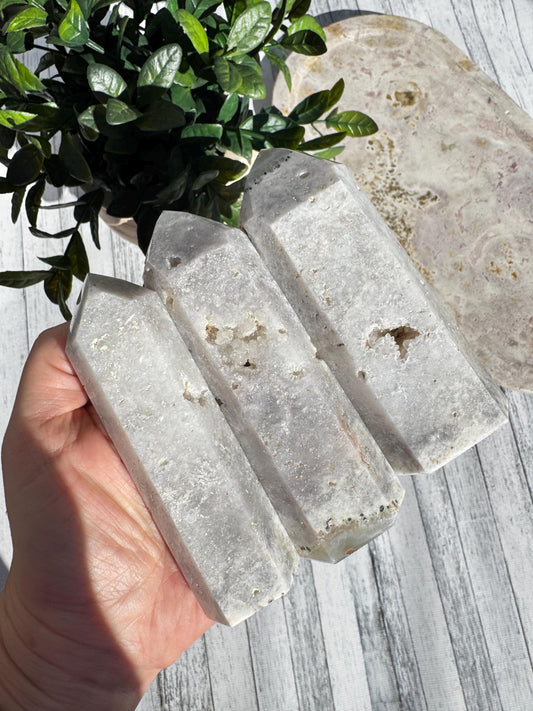 Pink Amethyst Towers from Brazil - YOU CHOOSE