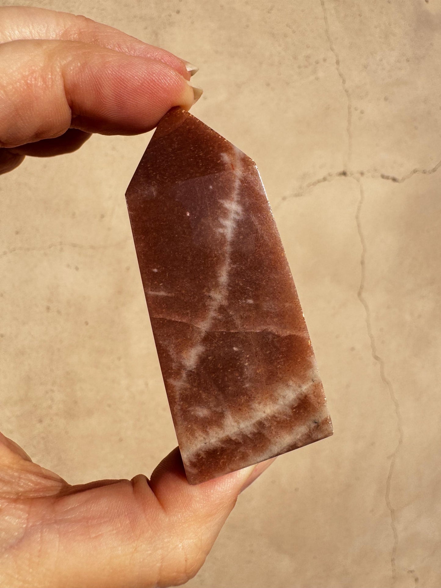 Sunstone Tower - High Quality Polished Sunstone