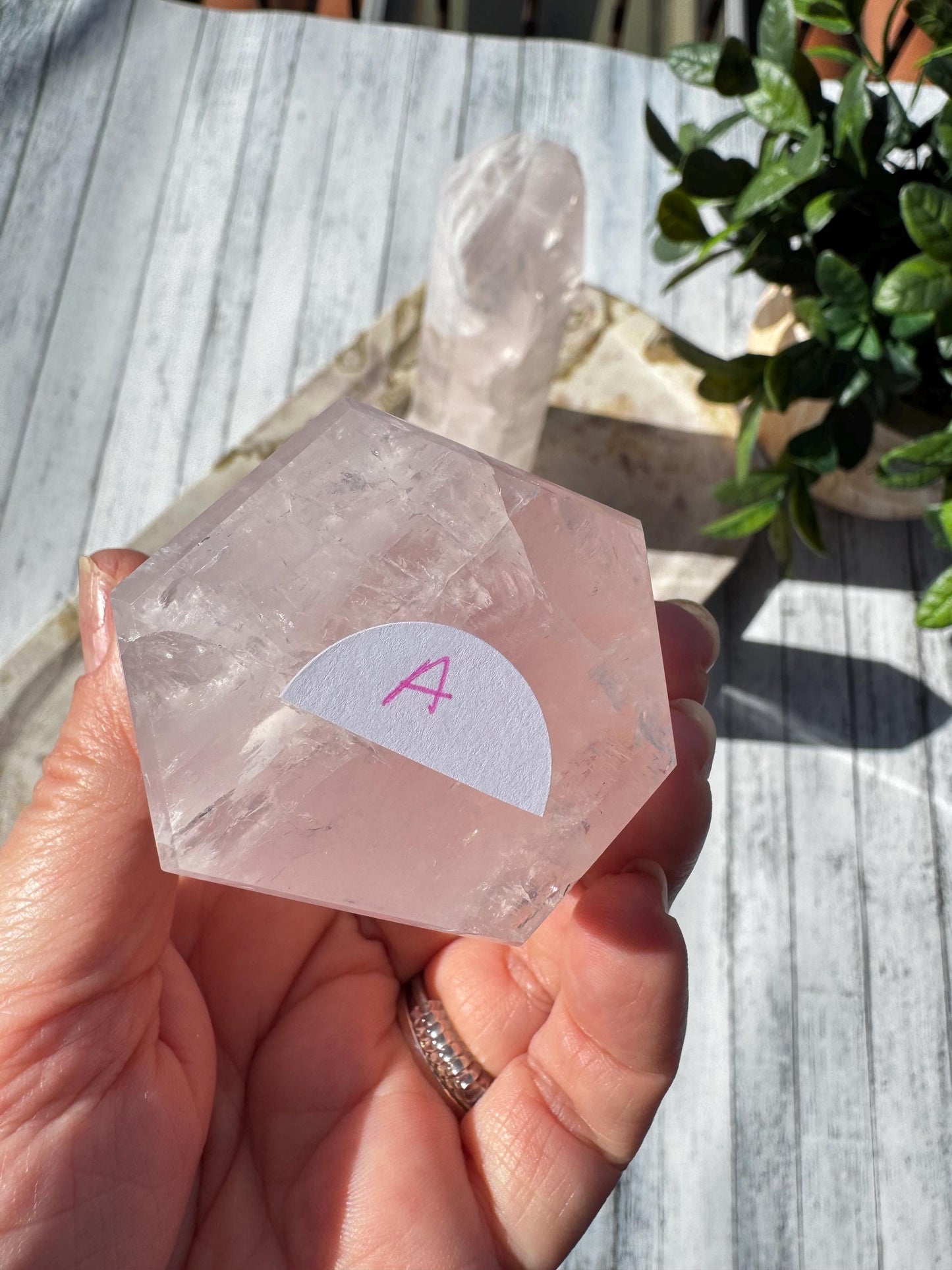 Rose Quartz Towers from Brazil (3" - 4"),  - YOU CHOOSE
