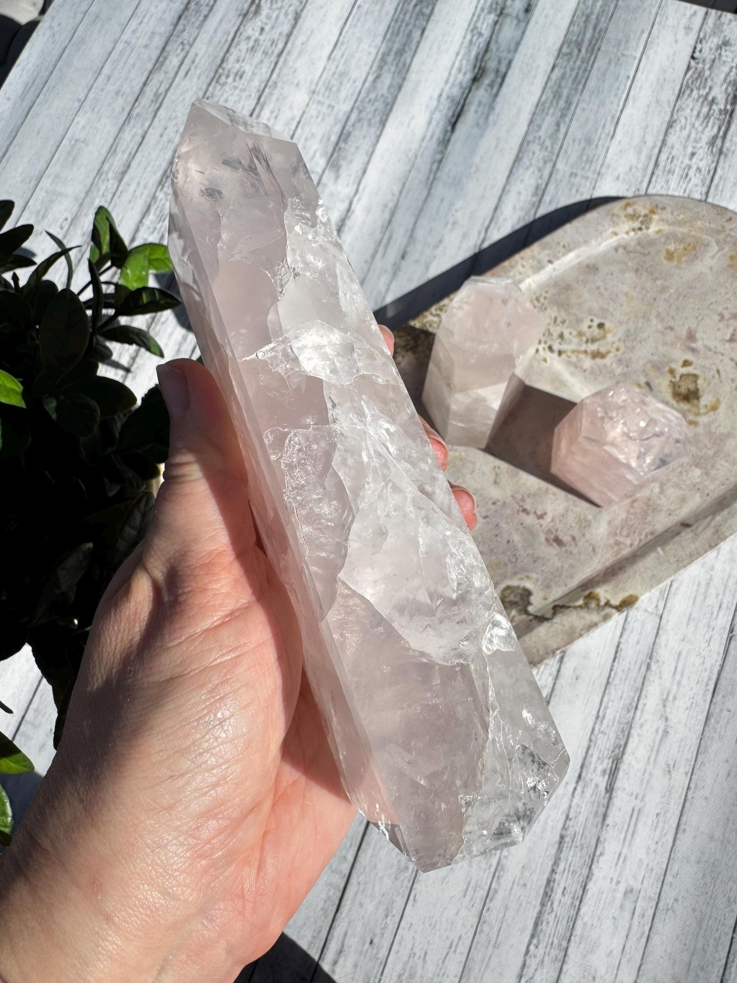 Rose Quartz Towers from Brazil (3" - 4"),  - YOU CHOOSE