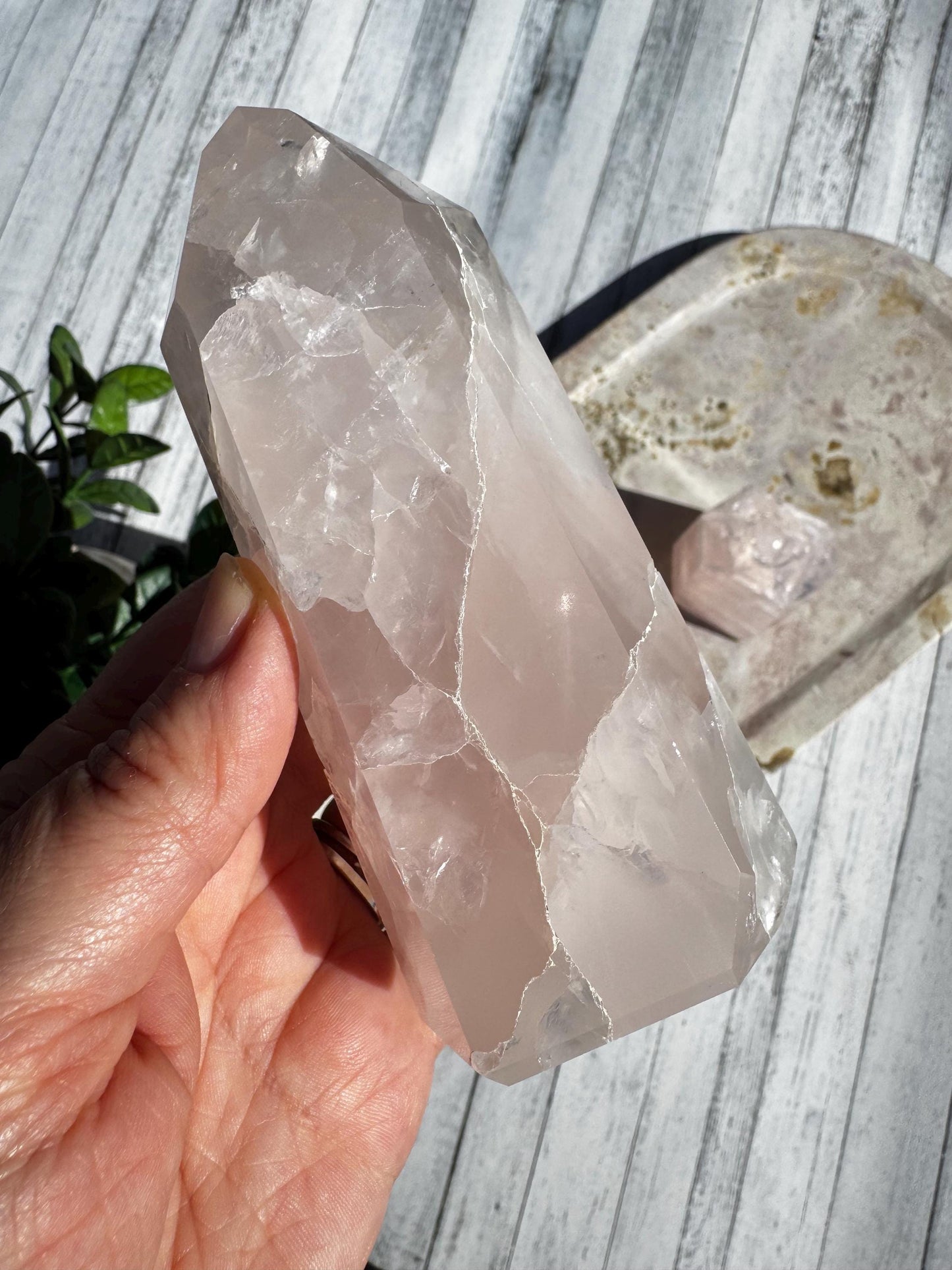 Rose Quartz Towers from Brazil (3" - 4"),  - YOU CHOOSE