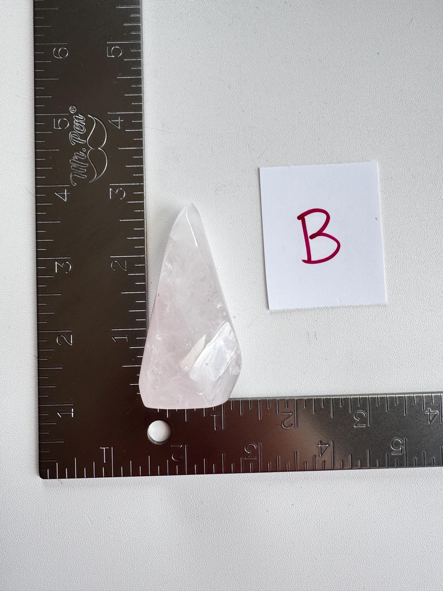 Rose Quartz Flame Carvings (2.5" - 3.5" tall) from Brazil