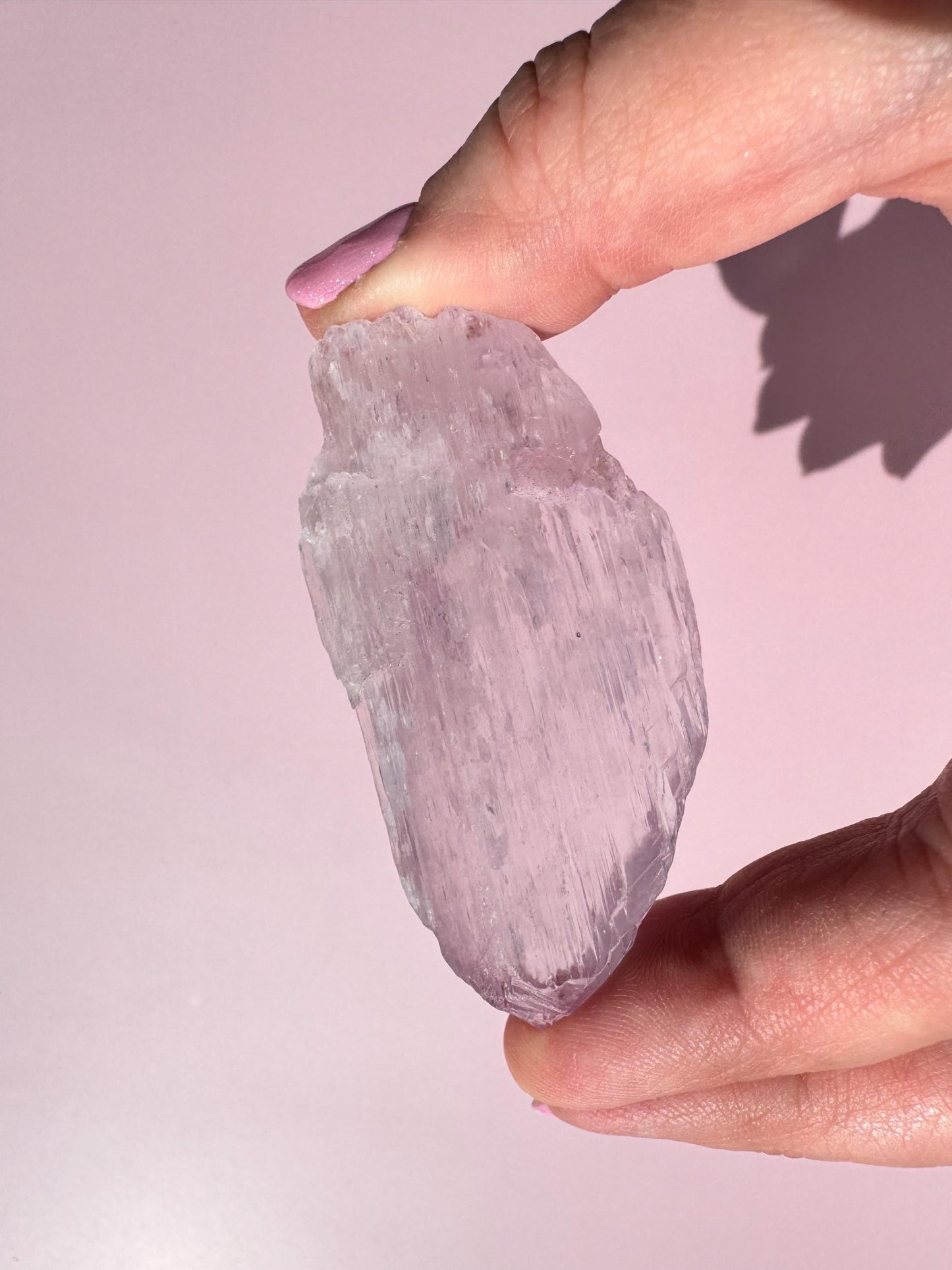 Natural Lavender Kunzite (Spodumene) from Afghanistan (2.4")