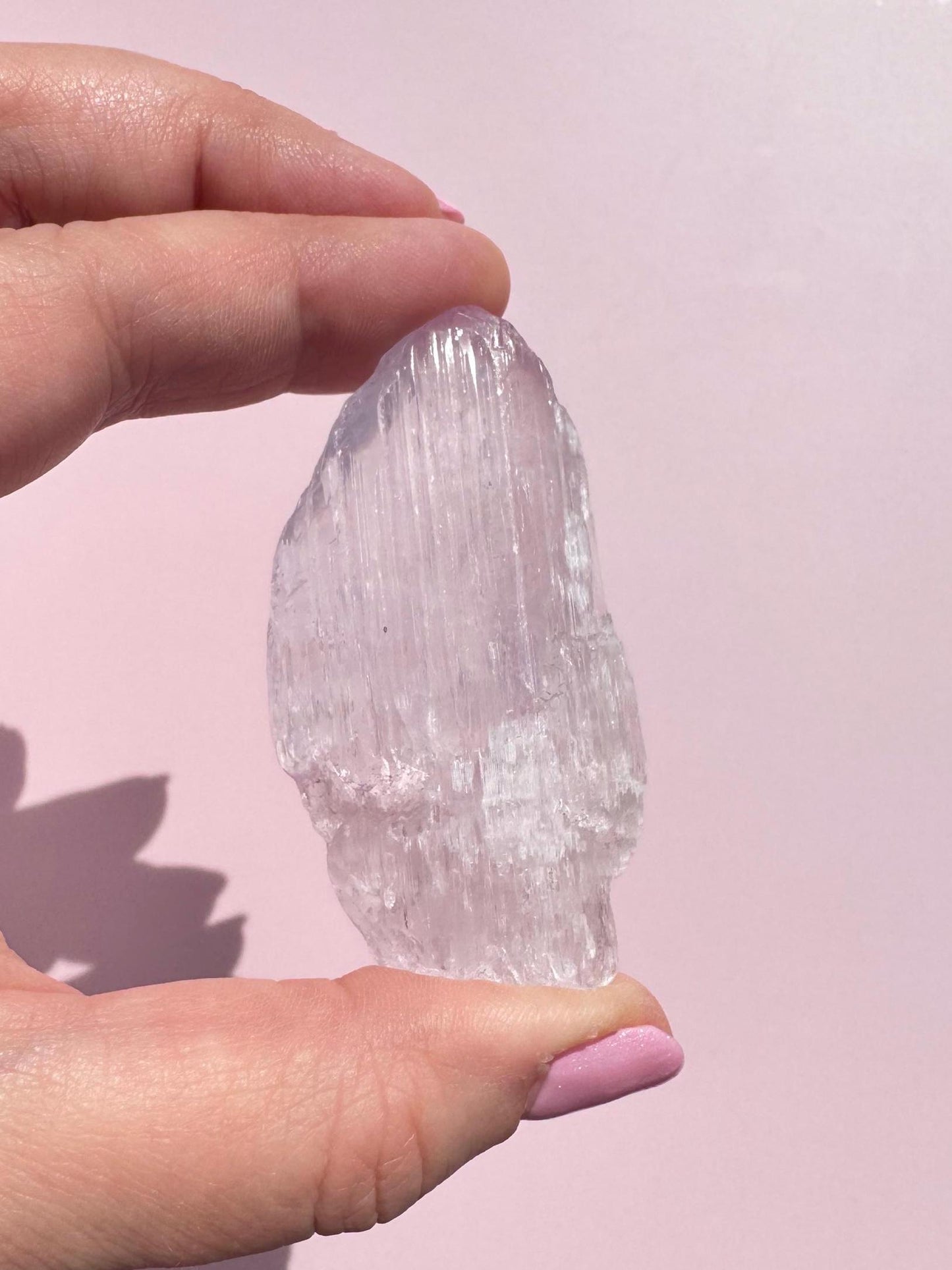 Natural Lavender Kunzite (Spodumene) from Afghanistan (2.4")