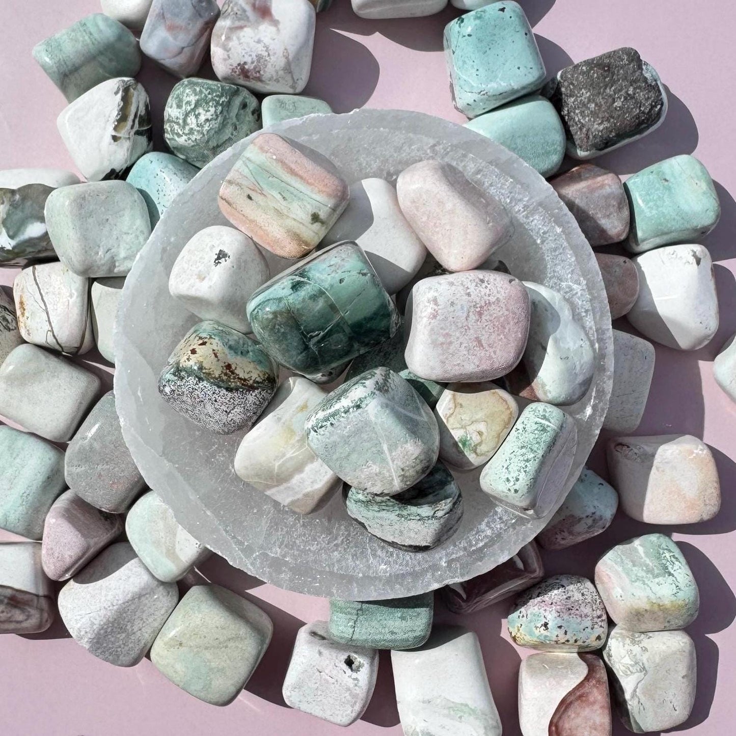 Unicorn Jasper Tumbles - from India