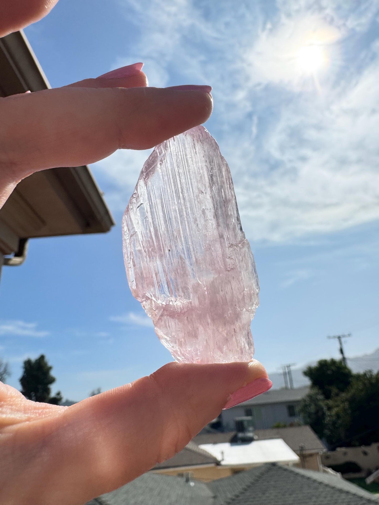 Natural Lavender Kunzite (Spodumene) from Afghanistan (2.4")