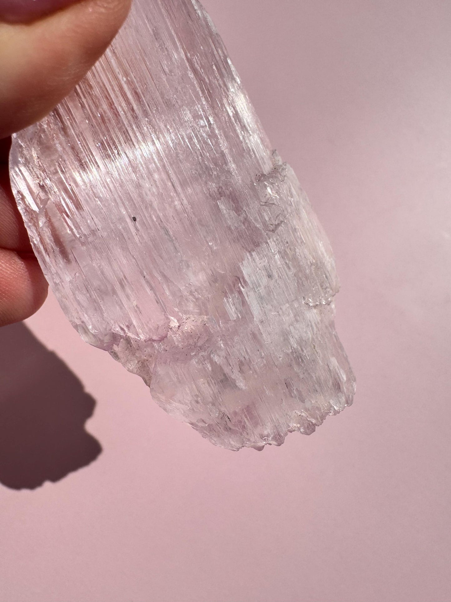 Natural Lavender Kunzite (Spodumene) from Afghanistan (2.4")