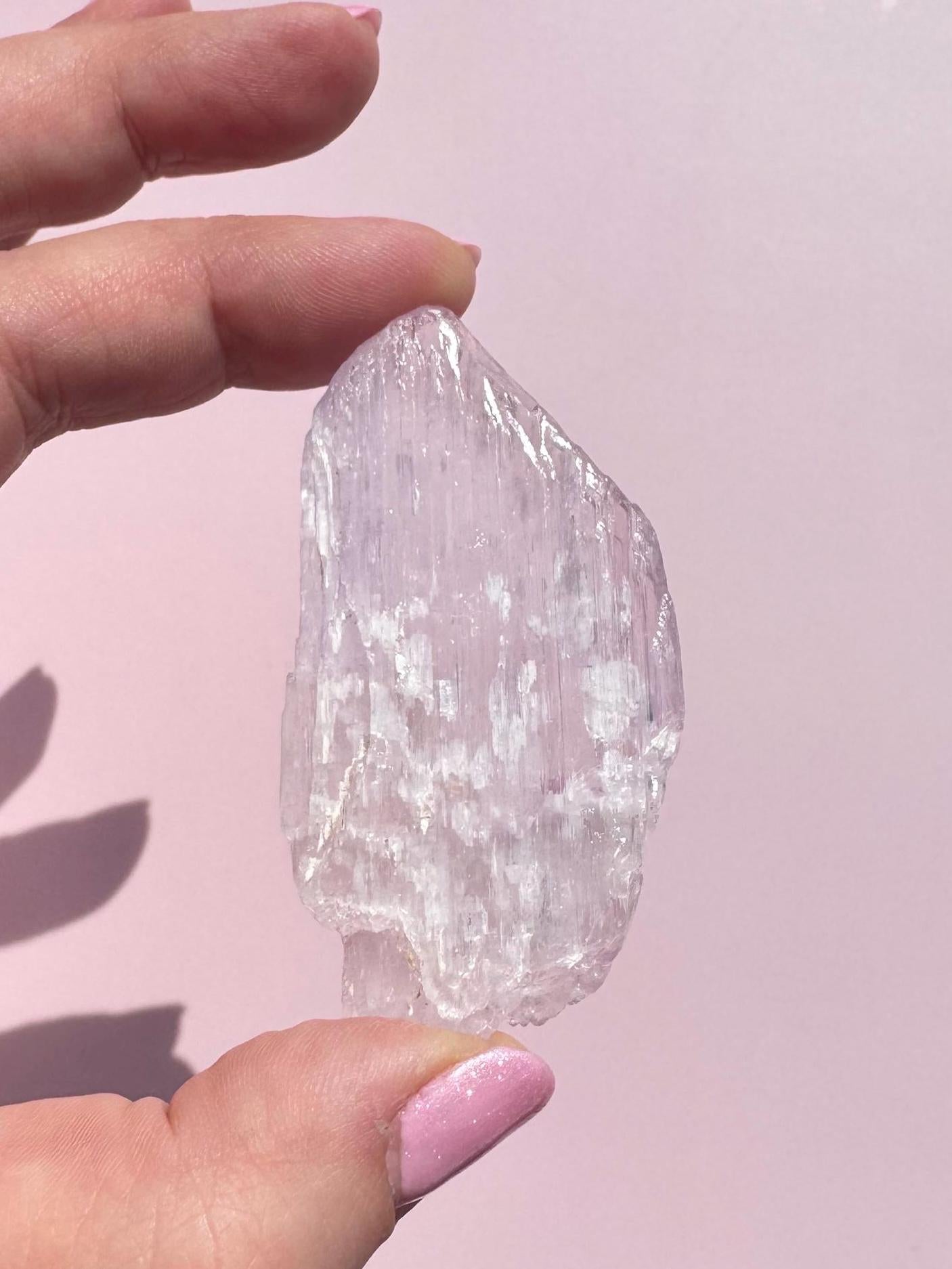 Natural Lavender Kunzite (Spodumene) from Afghanistan (2.4")