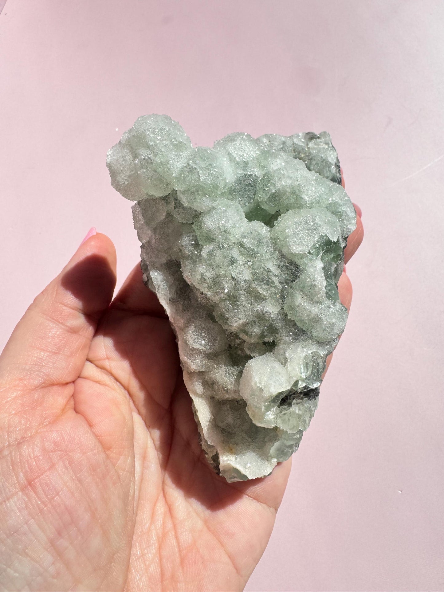 Green Sugar Fluorite Raw Specimen from Fujian Province, China - ITEM C