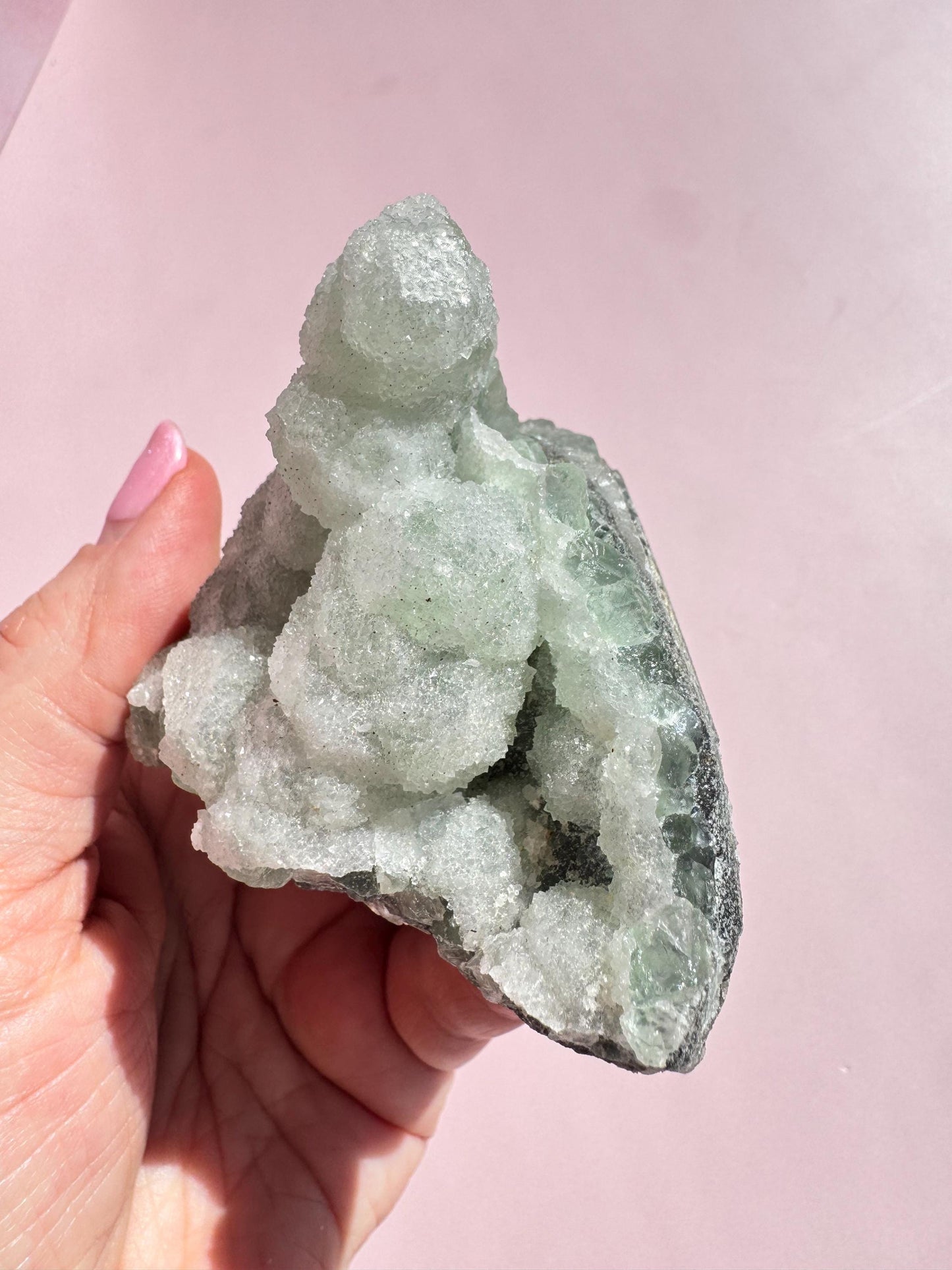 Green Sugar Fluorite Raw Specimen from Fujian Province, China - ITEM C