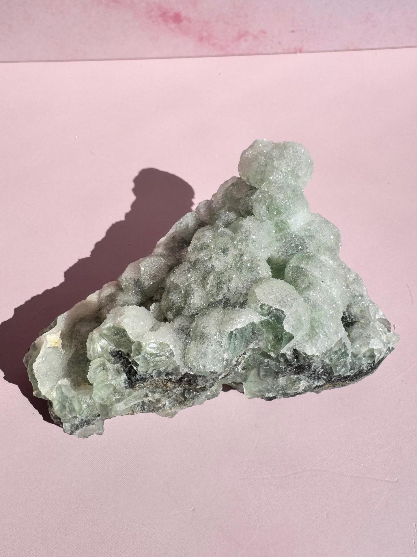 Green Sugar Fluorite Raw Specimen from Fujian Province, China - ITEM C
