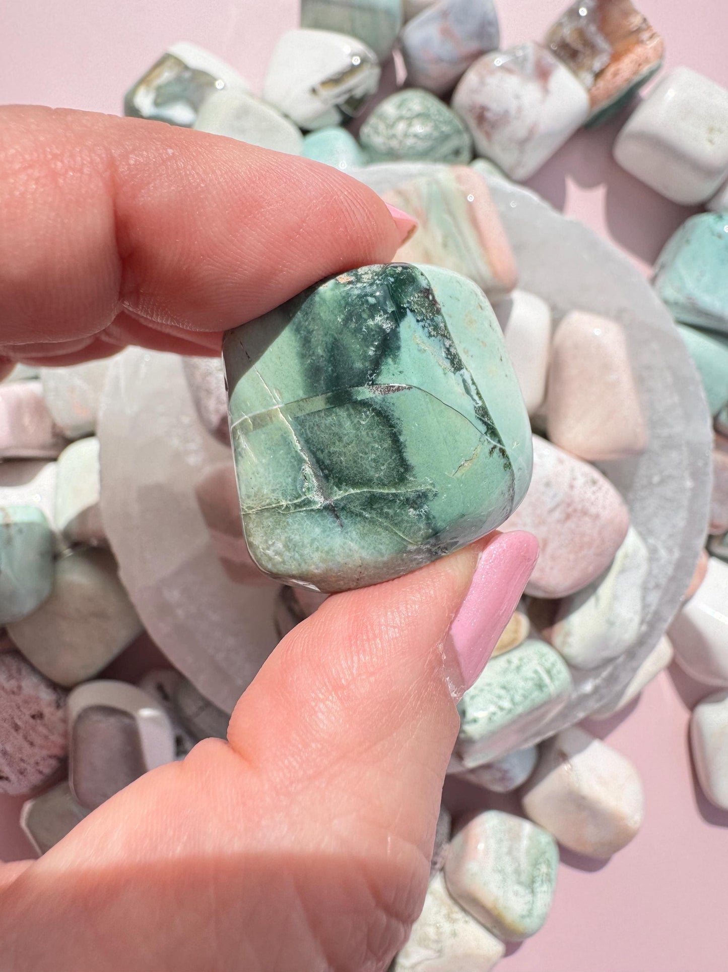 Unicorn Jasper Tumbles - from India
