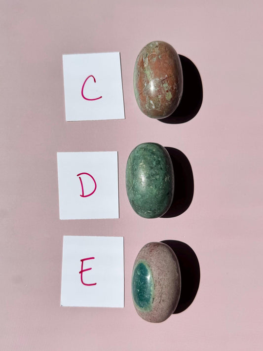 TREATED Unicorn Jasper Lingam Carvings - from India - YOU CHOOSE - Treated with Mineral Oil