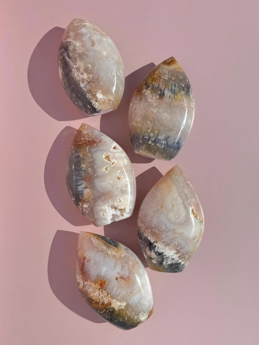 Rainbow Agate Plume Flame Freeform from Indonesia;  YOU CHOOSE - Crystal for Home Decor