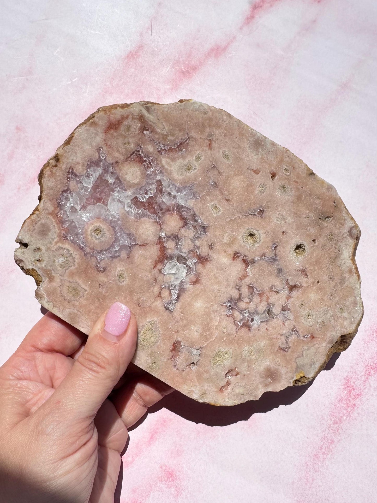 Pink Amethyst Slab (7") - ITEM B