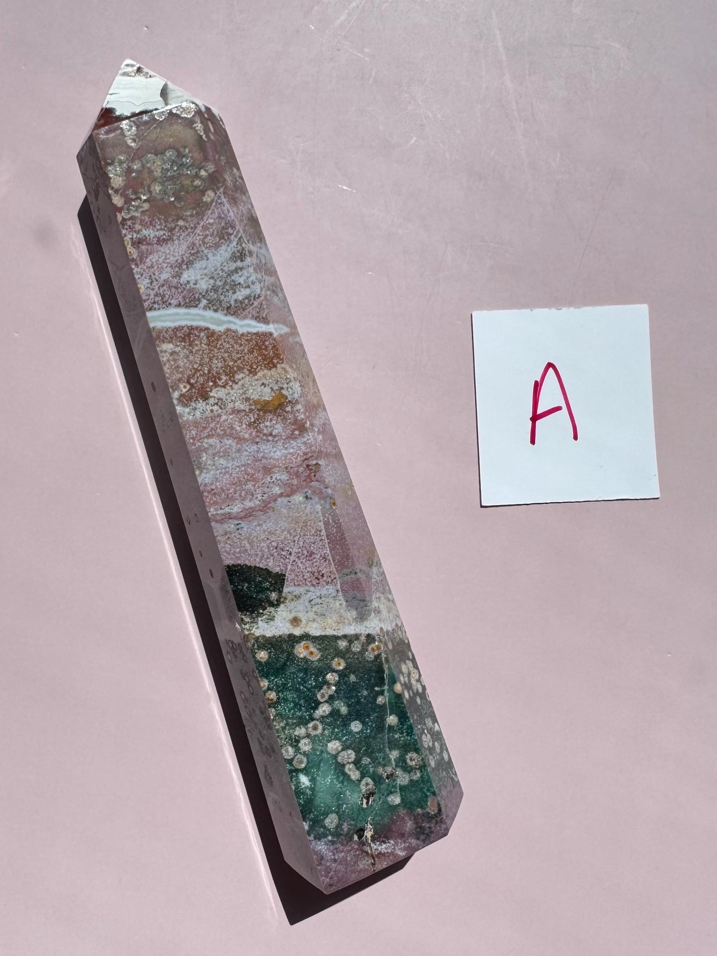 Tall Sea Jasper Towers from Madagascar - YOU CHOOSE