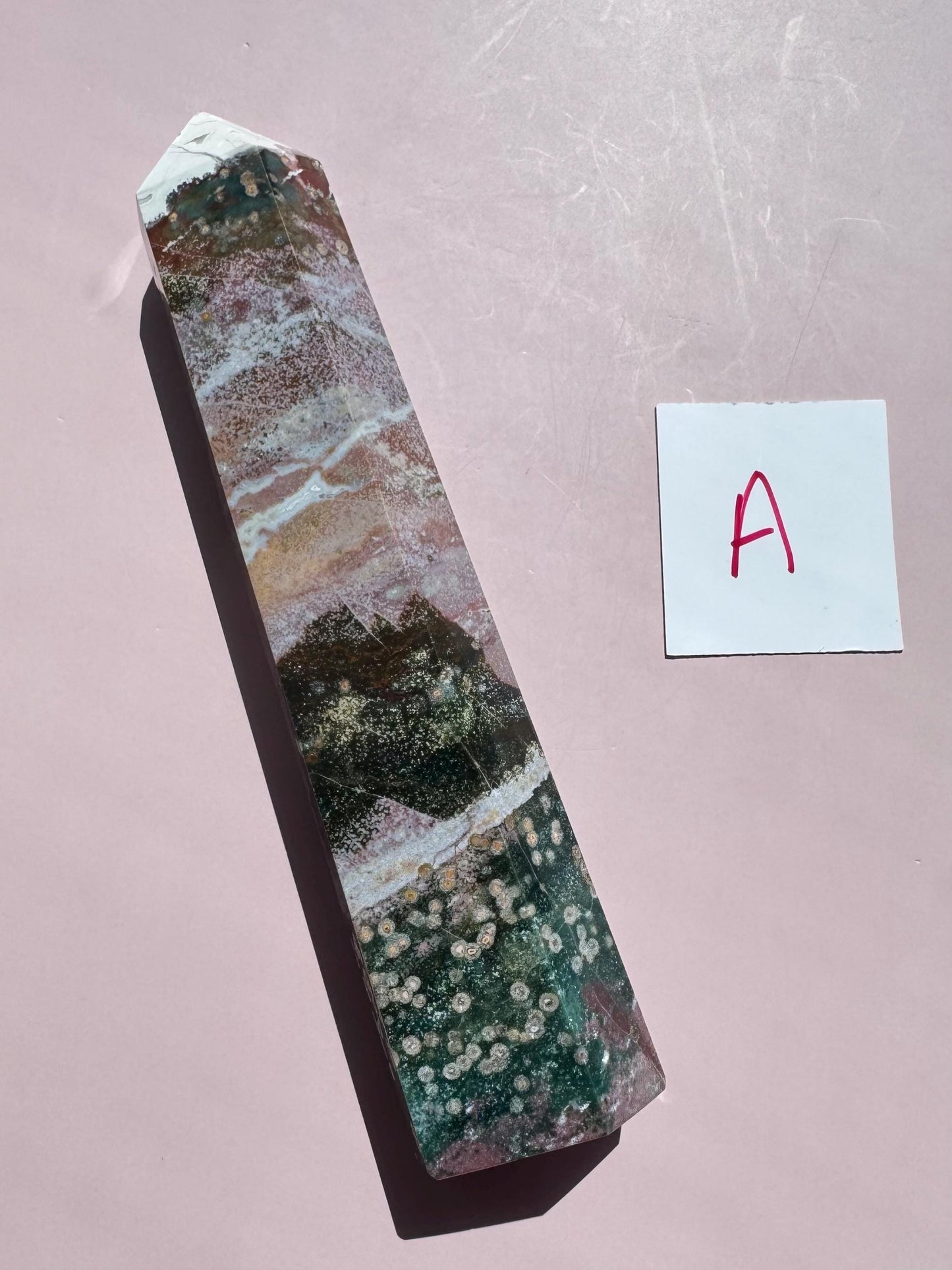 Tall Sea Jasper Towers from Madagascar - YOU CHOOSE